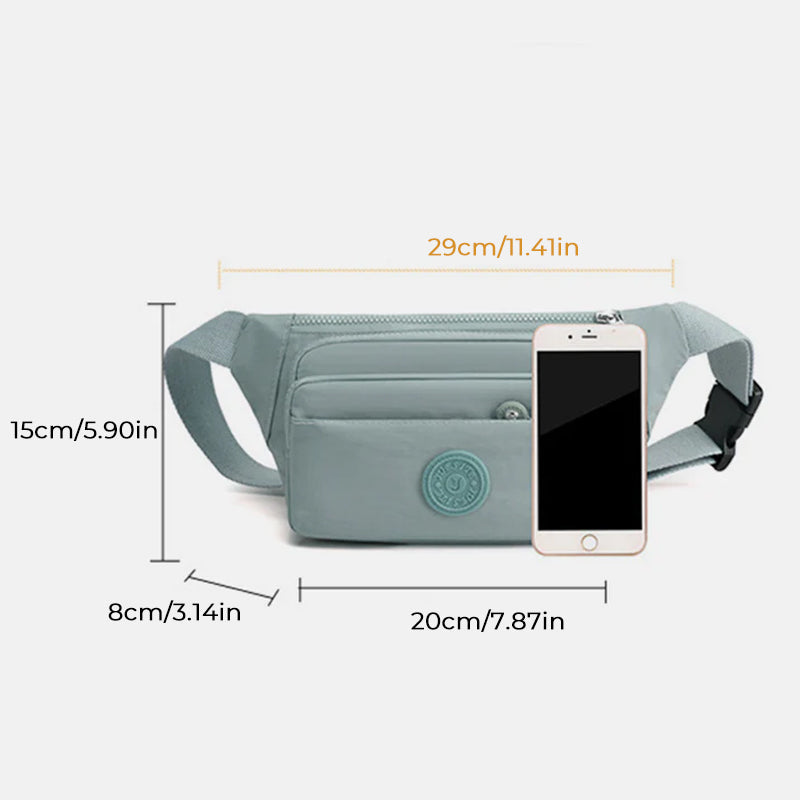 Multi Pocket Lightweight Waist Pack